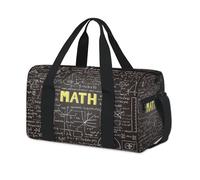 Bolsa de deporte con fórmula matemática, bolsa de viaje informal para viajes, gimnasio, para niños, niñas, niños, mujeres y hombres