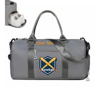 Bolsa de Deporte con Nombre Personalizado,Bolsa de Viaje Personalizada con Nombre Bordado,Bolsa de Viaje con Bolsillos húmedos y Secos y Compartimento para Zapatos