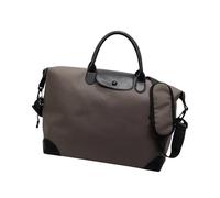 Bolsa de deporte de alta capacidad, resistente a la abrasión, tela Oxford, varios bolsillos de almacenamiento, correa de hombro ergonómica, multipurpor carry on Fitness Bag, caqui, Mass Beauty