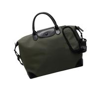 Bolsa de deporte de alta capacidad, resistente a la abrasión, tela Oxford, varios bolsillos de almacenamiento, correa de hombro ergonómica, multipurpor carry on Fitness Bag, verde, Mass Beauty