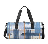 Bolsa de deporte de arte abstracto para gimnasio, entrenamiento, ligera, bolsa de hombro para fin de semana, bolsa de viaje para hombres y mujeres (estilo moderno), Abstract Art, 17.6(L) x 9(W) x 9(H)