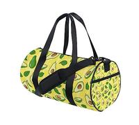 Bolsa de deporte de frutas verdes aguacate para mujeres y hombres, bolsa de viaje para entrenamiento, ejercicio, playa, yoga, fin de semana, bolsa de baile, A020, L