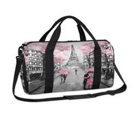 Bolsa de deporte de la Torre Eiffel, diseño de la Torre Eiffel, arte moderno, para fin de semana, para pasar la noche, estilo informal, para viajes, gimnasio, equipaje, para niños, niñas, niños