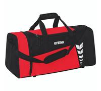Erima Bolsa de Deporte Six Wings, Rojo/Negro, M