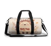 Bolsa De Deporte Erizo Lindo Bolsa De Viaje Duffel Bolsa Redonda Gimnasio Bolsa Fitness
