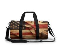 Bolsa De Deporte Flag of USA and UK Bolsa De Viaje Duffel Bolsa Redonda Gimnasio Bolsa Fitness