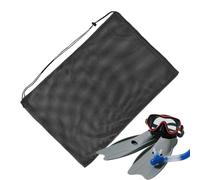 Bolsa de deporte genérica de malla | Bolsa de natación impermeable con cordón - Organizador de 68 x 48 cm para aletas y accesorios de buceo