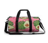 Bolsa De Deporte Gimnasio Aguacate Verde Bolsa De Viaje Bolsa Deportiva Duffel Bag Bolsa De Natación para Hombre Mujer 45x23x23cm