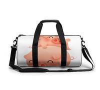 Bolsa De Deporte Gimnasio Cerdo Lindo Bolsa De Viaje Bolsa Deportiva Duffel Bag Bolsa De Natación para Hombre Mujer 45x23x23cm
