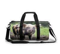 Bolsa De Deporte Gimnasio Cerdo Lindo Bolsa De Viaje Bolsa Deportiva Duffel Bag Bolsa De Natación para Hombre Mujer 45x23x23cm