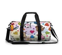 Bolsa De Deporte Gimnasio Cerdo Oveja Perro Bolsa De Viaje Bolsa Deportiva Duffel Bag Bolsa De Natación para Hombre Mujer 45x23x23cm