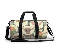 Bolsa De Deporte Gimnasio Cerdos Ganado Vaca Bolsa De Viaje Bolsa Deportiva Duffel Bag Bolsa De Natación para Hombre Mujer 45x23x23cm
