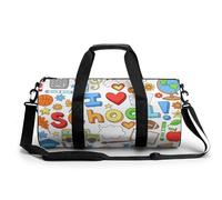 Bolsa De Deporte Gimnasio Herramientas De Aprendizaje Bolsa De Viaje Bolsa Deportiva Duffel Bag Bolsa De Natación para Hombre Mujer 45x23x23cm