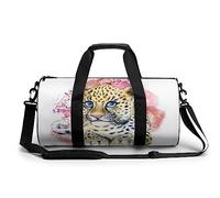 Bolsa De Deporte Gimnasio Lindo Leopardo Bolsa De Viaje Bolsa Deportiva Duffel Bag Bolsa De Natación para Hombre Mujer 45x23x23cm