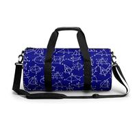 Bolsa De Deporte Gimnasio Matemáticas Arte Azul Bolsa De Viaje Bolsa Deportiva Duffel Bag Bolsa De Natación para Hombre Mujer 45x23x23cm