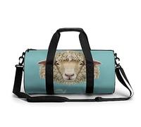 Bolsa De Deporte Gimnasio Oveja Bolsa De Viaje Bolsa Deportiva Duffel Bag Bolsa De Natación para Hombre Mujer 45x23x23cm
