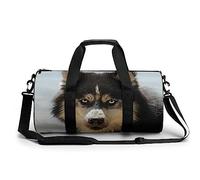 Bolsa De Deporte Gimnasio Perro Husky Bolsa De Viaje Bolsa Deportiva Duffel Bag Bolsa De Natación para Hombre Mujer 45x23x23cm