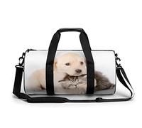 Bolsa De Deporte Gimnasio Perro Labrador Bolsa De Viaje Bolsa Deportiva Duffel Bag Bolsa De Natación para Hombre Mujer 45x23x23cm