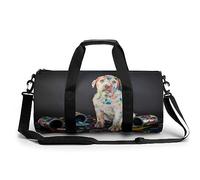 Bolsa De Deporte Gimnasio Perro Labrador Bolsa De Viaje Bolsa Deportiva Duffel Bag Bolsa De Natación para Hombre Mujer 45x23x23cm