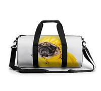 Bolsa De Deporte Gimnasio Perro Pug Bolsa De Viaje Bolsa Deportiva Duffel Bag Bolsa De Natación para Hombre Mujer 45x23x23cm