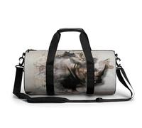 Bolsa De Deporte Gimnasio Rinoceronte Bolsa De Viaje Bolsa Deportiva Duffel Bag Bolsa De Natación para Hombre Mujer 45x23x23cm