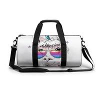 Bolsa De Deporte Gimnasio Unicornio Oveja Bolsa De Viaje Bolsa Deportiva Duffel Bag Bolsa De Natación para Hombre Mujer 45x23x23cm