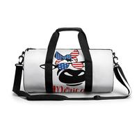 Bolsa De Deporte Gimnasio Vaca Bandera Bolsa De Viaje Bolsa Deportiva Duffel Bag Bolsa De Natación para Hombre Mujer 45x23x23cm