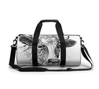 Bolsa De Deporte Gimnasio Vaca Bolsa De Viaje Bolsa Deportiva Duffel Bag Bolsa De Natación para Hombre Mujer 45x23x23cm