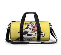 Bolsa De Deporte Gimnasio Vaca Fútbol Bolsa De Viaje Bolsa Deportiva Duffel Bag Bolsa De Natación para Hombre Mujer 45x23x23cm