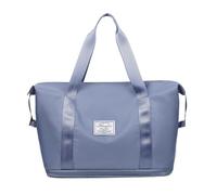 Bolsa de deporte grande para hombre y mujer, plegable, bolsa de viaje para el fin de semana, para llevar en el entrenamiento, resistente al agua, con compartimento húmedo, ligera, bolsa de deporte