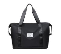 Bolsa de deporte grande para hombre y mujer, plegable, bolsa de viaje para el fin de semana, para llevar en el entrenamiento, resistente al agua, con compartimento húmedo, ligera, bolsa de deporte