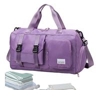 Bolsa de deporte ligera, bolsa de deporte de tela Oxford, separación en seco y húmedo, bolsa de viaje grande, bolsa de viaje de fin de semana, bolsa de viaje para hombre, bolsa de gimnasio