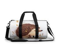 Bolsa De Deporte Lindo Erizo Animal Bolsa De Viaje Duffel Bolsa Redonda Gimnasio Bolsa Fitness