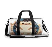Bolsa De Deporte Lindo Erizo Animal Bolsa De Viaje Duffel Bolsa Redonda Gimnasio Bolsa Fitness
