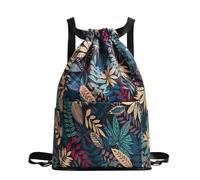 Bolsa de deporte mochila con cordón, bolsa de deporte para mujer con bolsillo exterior, bolsillo interior, impermeable, bolsa de gimnasio para hombre, gran capacidad, mochila deportiva plegable