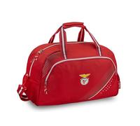 Bolsa de Deporte Oficial del SL Benfica en poliéster Rojo con Parte Trasera de Cuero PU - 50x29x27 cm