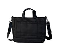 Bolsa de deporte para gimnasio, bolsa de lona multifuncional para laptop, bolsa de viaje para computadora de viaje, bolsa de lona para mujeres y hombres, Negro -, como se muestra