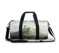 Bolsa de deporte para gimnasio para mujeres y hombres, bolsa de viaje para fin de semana, bolsa de viaje de castillo antiguo, bolsa de viaje para viajes, natación, fitness, entrenamiento, deportes