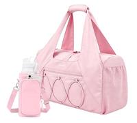 Bolsa de deporte para mujer, bolsa de deporte para mujer, ligera, 20 - 35 L, de tela Oxford, fin de semana con compartimento para zapatos y compartimento húmedo, bolsa de gimnasio, gimnasio, fitness