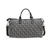 Bolsa de deporte para mujer, bolsa de deporte para viajes, gimnasio, trabajo, bolsa de transporte grande para viajes, Color negro.