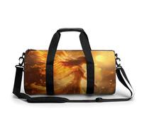 Bolsa de deporte para mujer, diseño de llamas de ángel, para gimnasio, viajes, ligera, para fin de semana, para hombres y mujeres, Estilo:, 17.7in/9in/9in, MHXYZHW