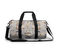 Bolsa De Deporte Patrones De Búhos Infantiles Bolsa De Viaje Duffel Bolsa Redonda Gimnasio Bolsa Fitness