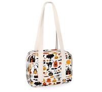 Bolsa de deporte pequeña con temática de Feliz Halloween, minibolsa de gimnasio, ligera, casual, bolsa organizadora de deportes para niños, niñas, niños, mujeres y hombres
