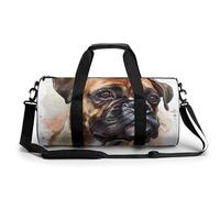 Bolsa De Deporte Perro Bóxer Bolsa De Viaje Duffel Bolsa Redonda Gimnasio Bolsa Fitness
