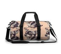 Bolsa De Deporte Perro De Raza Chihuahua Bolsa De Viaje Duffel Bolsa Redonda Gimnasio Bolsa Fitness