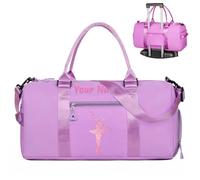 Bolsa de Deporte Personalizable con Foto/Logotipo,Bolsa de Viaje con Nombre personalizadobolsa Multifuncional para Yoga/Baile/Deporte,Regalo para Familiares/Amigos