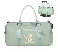 Bolsa de Deporte Personalizada,Bolsa de Deporte Personalizada con textoFoto Coloreada/Nombre Bordado,Bolsa de Viaje con Bolsillos para líquidos/Toallas y Compartimento para Zapatos