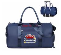 Bolsa de Deporte Personalizada,Bolsa de Deporte Personalizada con textoFoto Coloreada/Nombre Bordado,Bolsa de Viaje con Bolsillos para líquidos/Toallas y Compartimento para Zapatos