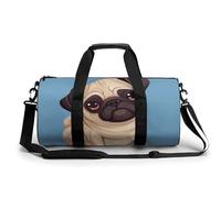 Bolsa De Deporte Pug Perro Lindo Bolsa De Viaje Duffel Bolsa Redonda Gimnasio Bolsa Fitness