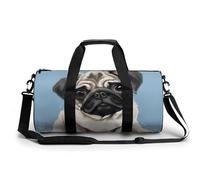 Bolsa De Deporte Pug Perro Lindo Bolsa De Viaje Duffel Bolsa Redonda Gimnasio Bolsa Fitness